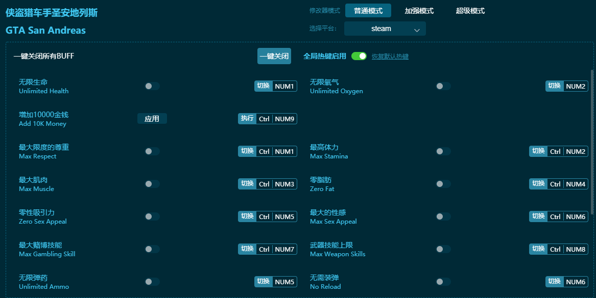 侠盗猎车手圣安地列斯修改器下载